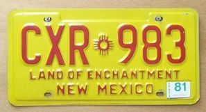New Mexico 1981