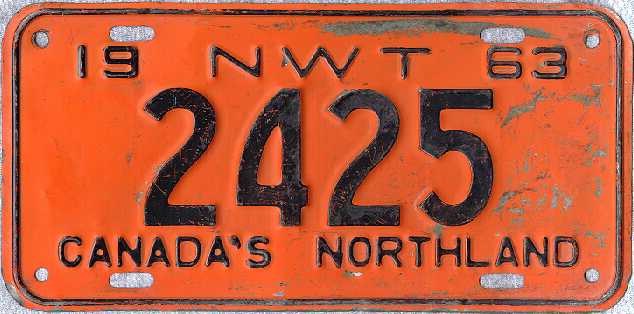 good condition Northwest Territories 1963